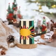 thumbnail image 2 of Yayeee Flameless Candles with Remote Flickering Battery Operated Multi Color Changing, Geometric Sun, 2 of 7