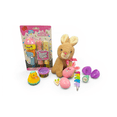 thumbnail image 3 of Clear Above Bunny Gift Basket with Candy Filled Eggs and Seasonal Treats, 12 Inch Reusable Bunny Container with Handle, 3 of 5