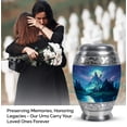 thumbnail image 3 of SABURIAL Guitar Urn - Large Burial Urn For Mom & Dad - Small Keepsake Urns For Human Ashes - Memorial Funeral Urns - Combo Of 10 Inch & 3 Inch, 3 of 7
