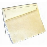 Hagerty 15792 6-by-8-inch Lasting Impressions Jewelry Polishing Cloth, Tan