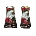 thumbnail image 7 of Wukai Eagle With Hat And Roses Print Women's Sleeveless Dress, Loose Fit Casual Dress for Women, Comfortable Sleeveless Summer Dress, 7 of 7