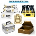 thumbnail image 5 of Uxcell Toggle Latches Catch Chest, Suitcase Boxes Buckles Trunk Lock Hasp,Gold 2 Pcs, 5 of 5