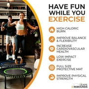 The Leaps & ReBounds Fitness Trampoline - Bungee Rebounder