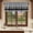 White, variant on Gray Black Plaid Valances for Windows, Decorative Rod Pocket Window Valance Curtains, Vintage Star Greyish Buffalo Lattice Short Curtain Drapes for Kitchen/Living Room, 2 Panels, 60" W x 18" L