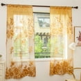 thumbnail image 6 of Walbest Home Door Window Balcony Modern Luxury Flower Printed Sheer Tulle Voile Curtain (One piece), 6 of 7