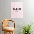 thumbnail image 2 of Society6 Champagne Diet by EnvyArt Art Print, 2 of 2
