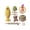 Brown A, variant on FEOLGEHLY Catnip Toy Set for Indoor Cats, Silvervine Cat Toy with Chew-Proof Fish Ball Mouse Feather, Cat Teething Toy for Boredom Relief, Cat Chew Toy for Independent Play (Brown B)