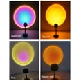thumbnail image 3 of Softowl Sunset Projection Lamp - Lampe de Coucher de Soleil LED USB & 4 Filtres de Couleur Interchangeables - Coucher de Soleil, Coucher de Soleil Rouge, Soleil, Arc-en-Ciel, 180 Degrés Rotation FYBTO tic Nuit Coucher de Soleil Lumière pour la Photographie et la Chambre, 3 of 5