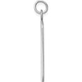 thumbnail image 2 of Sterling Silver Sterl Rh-Plt Engraveable Rectangle Polished Front/Back Disc Charm (33 X 20) Made In United States qm446/27p, 2 of 5