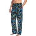 thumbnail image 6 of Fuzoiu Love Music Print Men's Pajama Pants,Lounge Pants for Men,Lounge PJ Bottoms,Sleepwear Pants with Drawstring Pockets -X-Large, 6 of 6