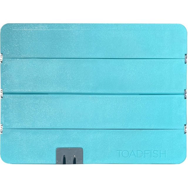 Tabla de cortar plegable con forma de pez sapo de 30 x 41 cm con afilador