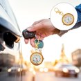 thumbnail image 4 of 1Pc Beautiful Pocket Watch Chic Hanging Watch Portable Watch with Key Buckle, 4 of 9