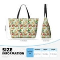 thumbnail image 4 of Xecao Mushrooms Gnomes for versatile beach bag for women includes zipper pockets and waterproof material, ideal for vacations and adventures., 4 of 7
