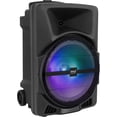 thumbnail image 1 of Sistema de Altavoces Bocinas PA Inalámbrico Portátil de 800W Pyle, Bluetooth para Interiores y Exteriores, Bocina Estéreo DJ con Entrada MP3 AUX de 3.5 mm, Luz Intermitente para Fiestas y Radio FM, 1 of 8