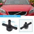 thumbnail image 3 of For Volvo C30 S40 V50 Windscreen Washer T Valves Easy Replacement 2 Pack Black, 3 of 9