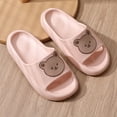 thumbnail image 3 of Home Slippers Cloud Woman Teddy Bear Summer Beach Slides Indoor Soft Sole Non Slip Eva Sandals Men Male Kawai Flip Flops Funny, 3 of 6