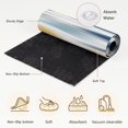 thumbnail image 6 of Area Rugs 3'x5', Blue Grey Abstract Art Carpet Runner Indoor Outdoor Rugs Home Decor Aesthetic, Farmhouse Stripes Modern Art Non Slip Mats Washable Accent Rug for Living Room Bedroom, 6 of 8