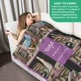 thumbnail image 4 of Custom Blanket with Picture,Customized Flannel blanket,Skin Friendly and Wrinkle and Fade-Resistant Perfect Personalized Gift for Halloween Christmas Couples Family and Friends (30'' X 40'', A3), 4 of 6