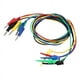 thumbnail image 2 of Kit de 5 Cables de Prueba con Clip de Gancho de Prueba de 4 mm A Conector Banana Apilable, Cable de Línea de Multímetro para Pruebas Eléctricas, 2 of 5