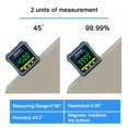 thumbnail image 3 of SHAHE Digital Angle Gauge Magnetic Protractor Inclinometer Level Angle Finder Angle Cube Level Box With Magnes And Backlight, 3 of 5