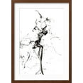 thumbnail image 2 of Art.com Abstract Black Smoke - The Dancer Art Print by Philippe HUGONNARD, Brown Frame Wall Art, 17" x 23", 2 of 5