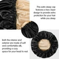 thumbnail image 3 of Double Layer Adjustable Hair Bonnet For Sleeping Hair Bonnets For Women Curly Natural Hair, 3 of 6