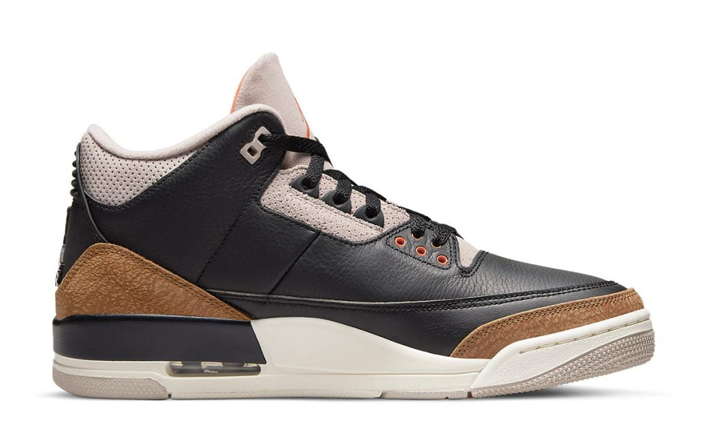 Men's Jordan 3 Retro Desert Elephant Blk/Rush Orange-Fossil Stone (CT8532  008) - 11.5 