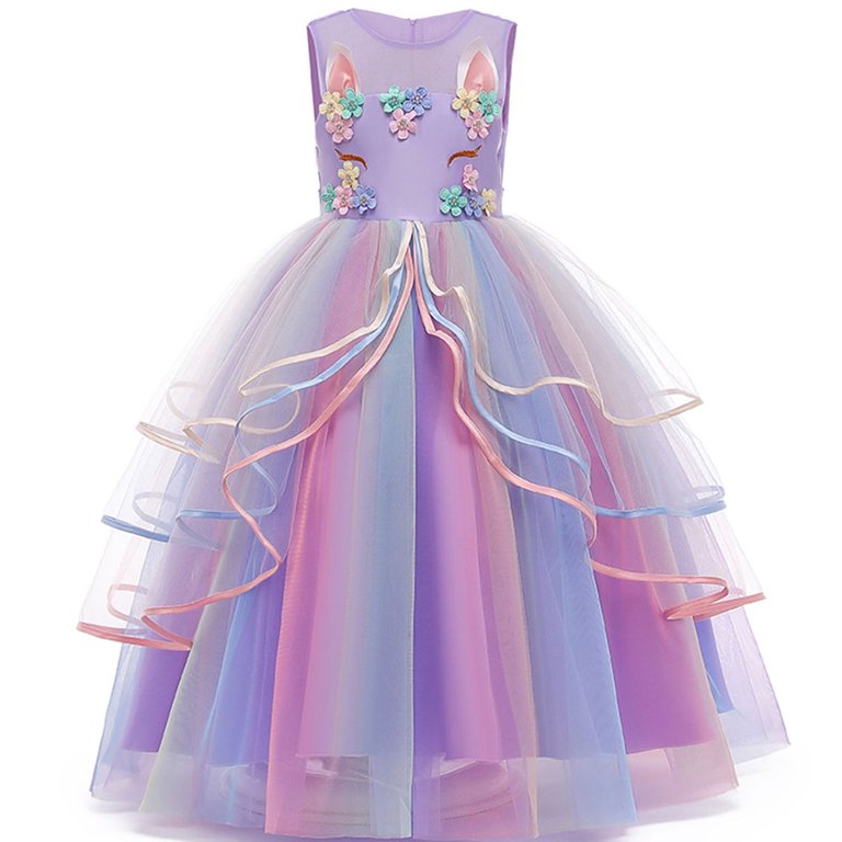 unicorn birthday dress Shop Unicorn birthday party dress - Lavender Silver Tutu sequin toddler dress main image 0