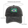 thumbnail image 2 of Only Moment Black World Cup Fan Gear Baseball Cap Adjustable Size Polyester Cotton Blend Lightweight Cap for Men & Women, (ofa),Snapback Closure One Size, 2 of 8