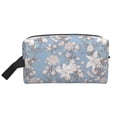 thumbnail image 2 of Uemuo Lily Flower Pattern Portable Toiletry Bags with Handle, Waterproof travel Make up Bags for Women, Large Capacity Travel Cosmetic Bags, 2 of 9