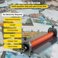 thumbnail image 4 of KFFKFF 51-Inch Cold Laminating Device, 10mm Manual, Vinyl Picture Film, Hand-Operated Pressure Cold Roll Laminator (51-Inch), 4 of 9
