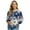 Blue and Brown-Butterfly, variant on Dachshund Floral Printed Sweatshirts for Women Long Sleeve Jackets Zip Up Outwear Coat Fall Winter Outfits, 3XL