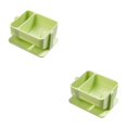 thumbnail image 1 of Transemion Makeup Sponge Bracket 2 Compartment Detachable Puff Draining Holder Green 2Set, 1 of 6