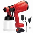 thumbnail image 3 of Multi-Nozzle Spray Gun - 3 Spray Modes for Walls, Wood, Vehicles & Decks - Indoor/Outdoor Painting Tool, 3 of 13