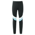 thumbnail image 3 of iiniim Kids Girls Athletic Leggings Compression Running Trousers Stretchy Dance Workout Yoga Pants Light Blue 12, 3 of 7