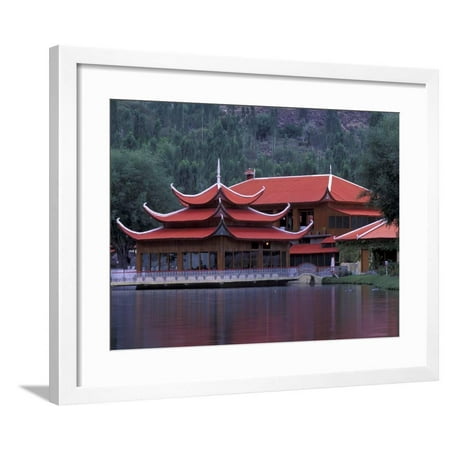 Shangri La Lodge Pakistan  Framed Print Wall  Art  By 