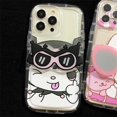 thumbnail image 5 of Sanrio Kuromi funda de teléfono con soporte de Hello Kitty para Samsung Galaxy S23 Ultra S22 S21 FE S10 Plus Note 20 10 A34 A54 A33 A53 A32 A52, 5 of 5
