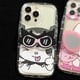 thumbnail image 5 of Sanrio Kuromi funda de teléfono con soporte de Hello Kitty para Samsung Galaxy S23 Ultra S22 S21 FE S10 Plus Note 20 10 A34 A54 A33 A53 A32 A52, 5 of 5