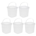thumbnail image 2 of HLONK Cookie Bucket Fruit Snacks 5pcs Ice Cream Pail Container with Lid, 2 of 11