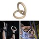 thumbnail image 4 of Anillos de gimnasia de madera Anillo de entrenamiento de gimnasio Equipo para entrenamiento de fuerza corporal, 32 mm, 4 of 5