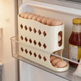 thumbnail image 1 of Rolling Slide Type Egg Storage Box Refrigerator Side Door Egg Box Special Fresh Keeping Box Organizing Container, 1 of 6