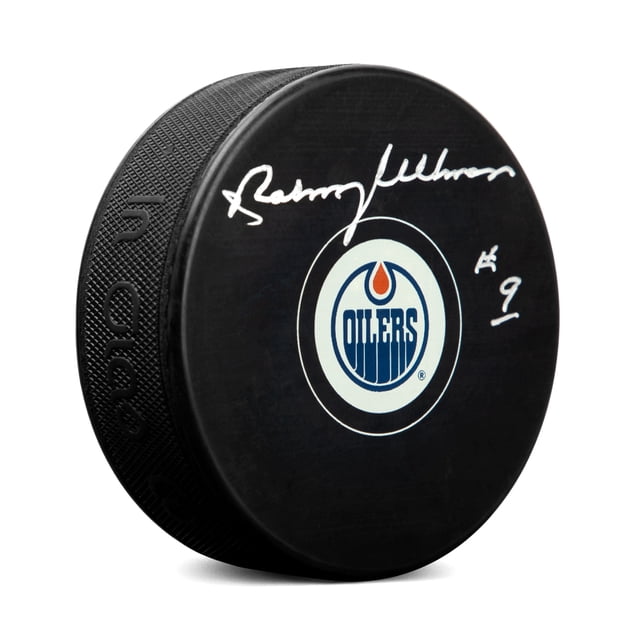 Norm Ullman Rondelle de Hockey des Oilers d'Edmonton Autographiée