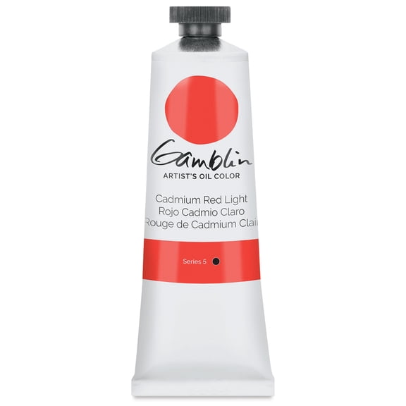 Gamblin Artist's Oil Color - Cadmium Red Light, 37 ml tube