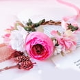 thumbnail image 6 of Reheyre Floral Decorative Polyester Pet Necklace - Bright Colors - Kitten Necklace - Perfect for Party, 6 of 8