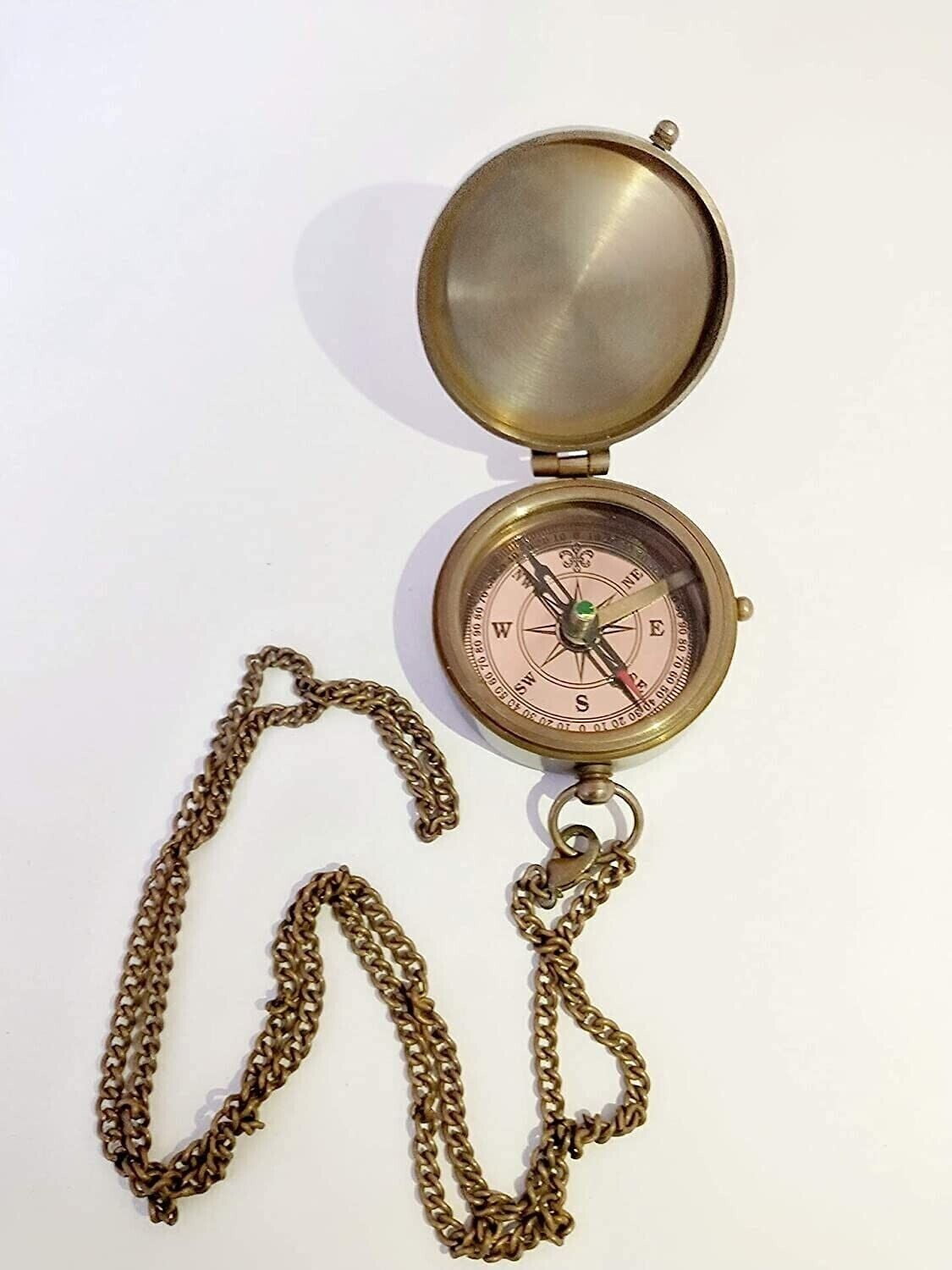 Antique Brass Compass Military Compass Vintage Pocket Compass Gift For Christmas