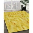 thumbnail image 2 of Ahgly Company Indoor Square Patterned Banana Yellow Area Rugs, 3' Square, 2 of 6