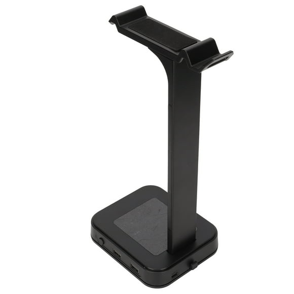 Nikou Support pour Casque d'écoute RVB coloré Forte polyvalence USB Support de Casque de Jeu de Bureau avec Base antidérapante