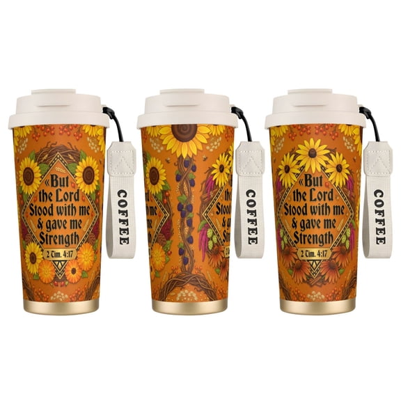 1pc Christianity Coffee Mug, 18oz Large Novelty Inspirational Mug for Men, Leak-proof