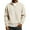 06# Khaki, variant on Mens Quarter Zip Pullover Sweaters Mock Neck Slim Fit Lightweight Pullover Waffle Knit Casual Sweater,Black 3XL