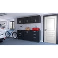 thumbnail image 2 of FM FURNITURE Keene 6 Piece Garage Set Black Engineered Wood, 2 of 7
